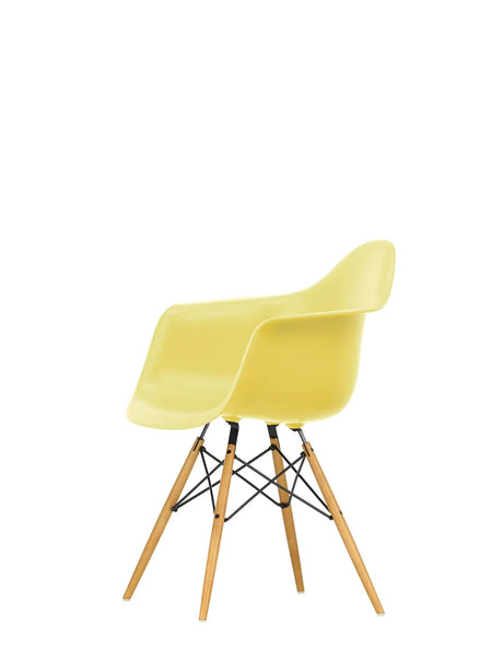 Eames Plastic Armchair DAW, Ahornholz von Vitra - Mustard - Jacobsen Plus