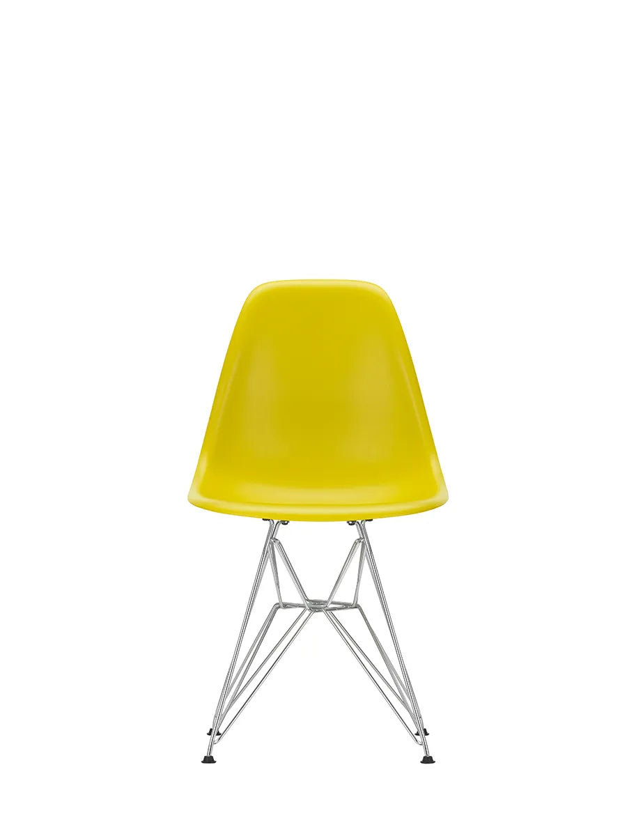 Eames Plastic Side Chair DSR, forkromet fra Vitra - Mustard - Jacobsen Plus