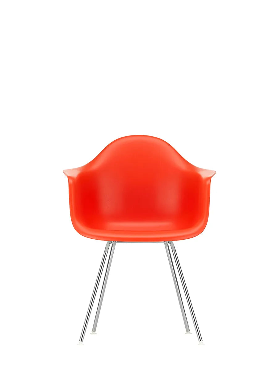 Eames Plastic Armchair DAX, forkromet fra Vitra - Poppy red - Jacobsen Plus