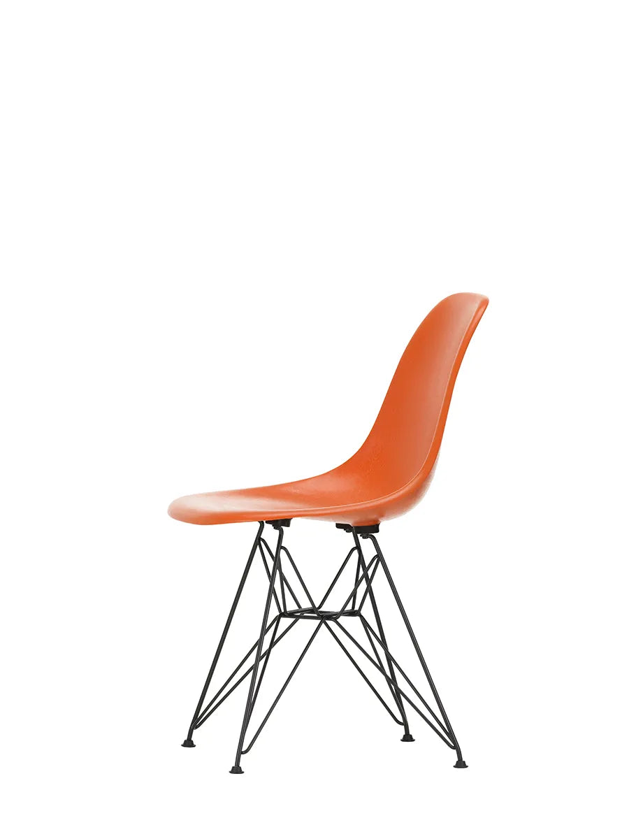 Eames Fiberglass Chair DSR, sortlakeret fra Vitra - 15 - Jacobsen Plus