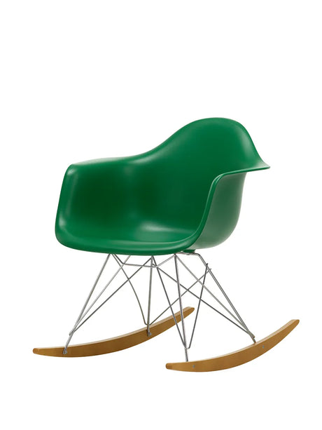 Eames Plastic Armchair RAR, Schaukelstuhl von Vitra - Mustard - Jacobsen Plus