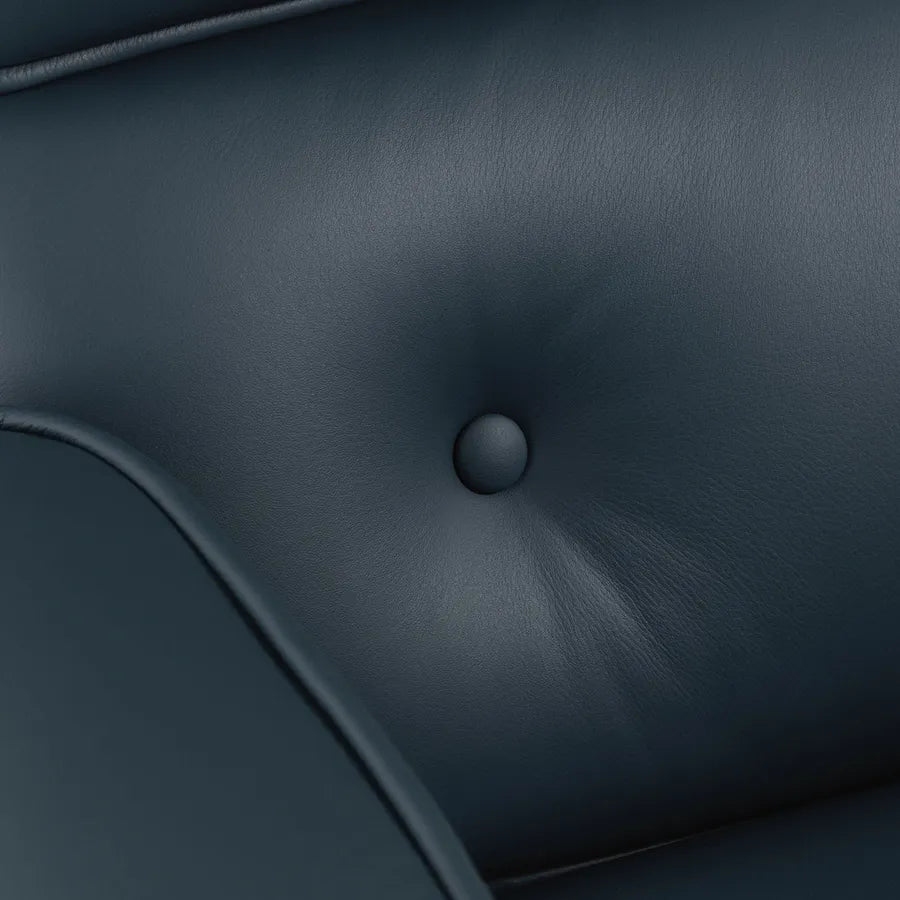 Lobby Chair ES 104 kontorstol, sort læder fra Vitra