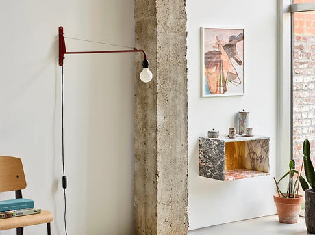 Petite Potence Wandleuchte von Vitra - Tiefschwarz - Jacobsen Plus