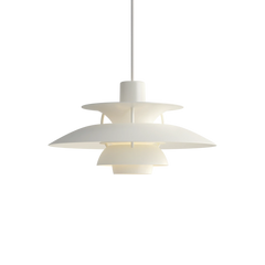 PH 5 Mini Pendelleuchte, monochrome white von Poul Henningsen
