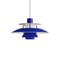 PH 5 Mini Pendelleuchte, monochrome blue von Poul Henningsen