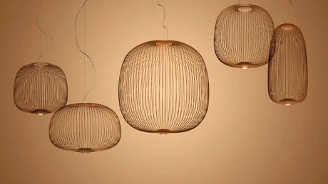 Spokes 3 Pendelleuchte von Foscarini - Schwarz / LED - ohne Dimmer - Jacobsen Plus