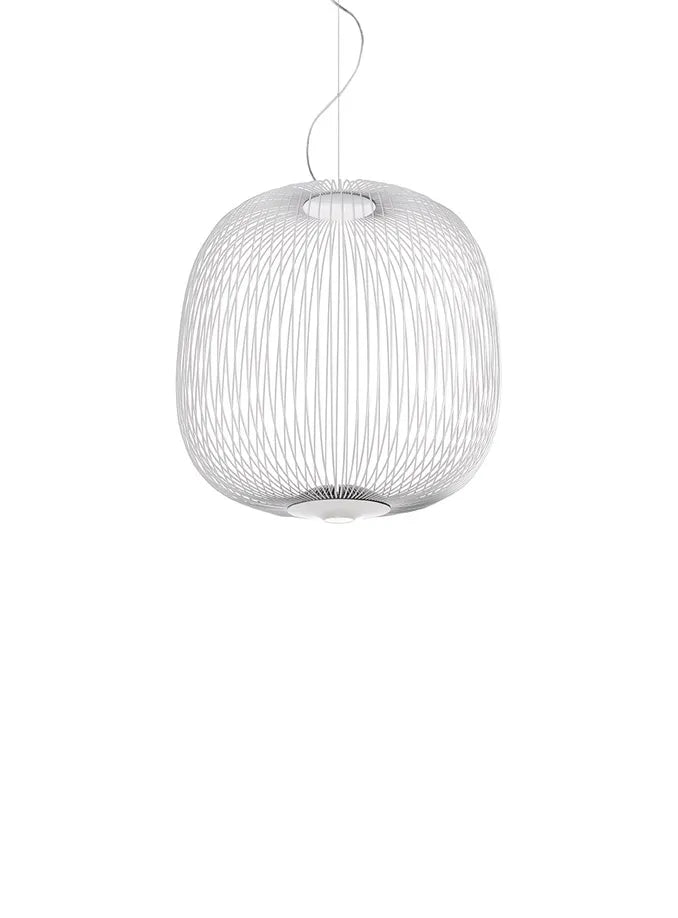 Spokes 2 Pendelleuchte von Foscarini - Zwischen / Weiß / LED - ohne Dimmer - Jacobsen Plus