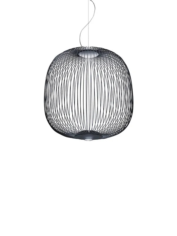 Spokes 2 Pendelleuchte von Foscarini - Zwischen / Graphit / LED - ohne Dimmer - Jacobsen Plus