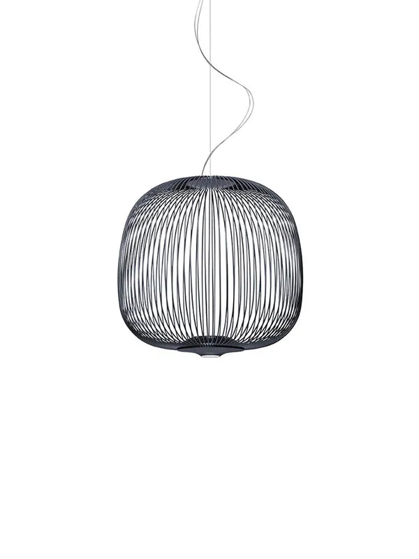 Spokes 2 Pendelleuchte von Foscarini - Klein / Graphit / LED - ohne Dimmer - Jacobsen Plus