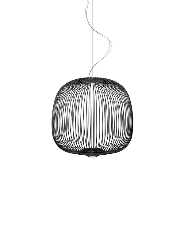 Spokes 2 Pendelleuchte von Foscarini - Klein / Schwarz / LED - ohne Dimmer - Jacobsen Plus
