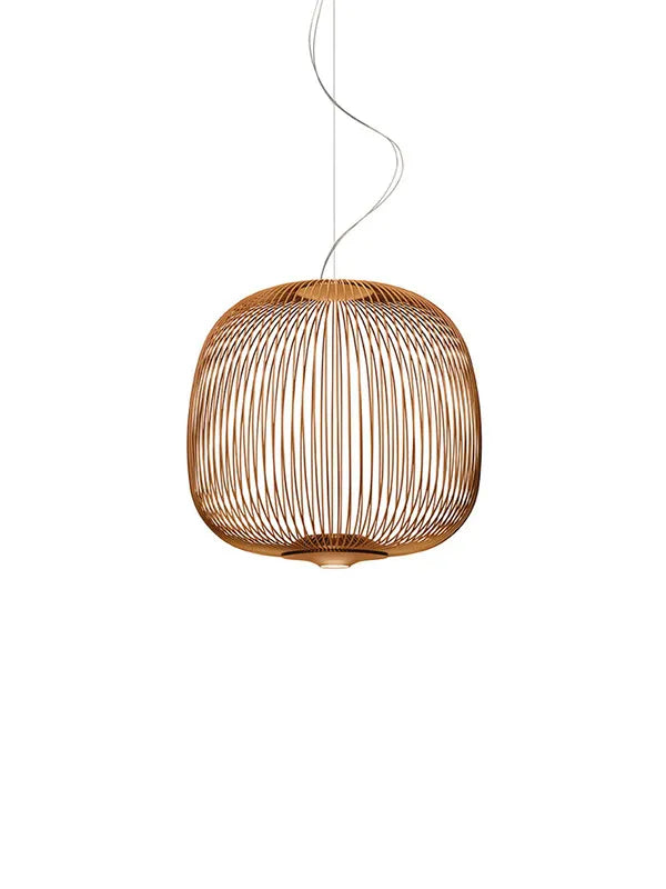 Spokes 2 Pendelleuchte von Foscarini - Klein / Kupfer / LED - ohne Dimmer - Jacobsen Plus