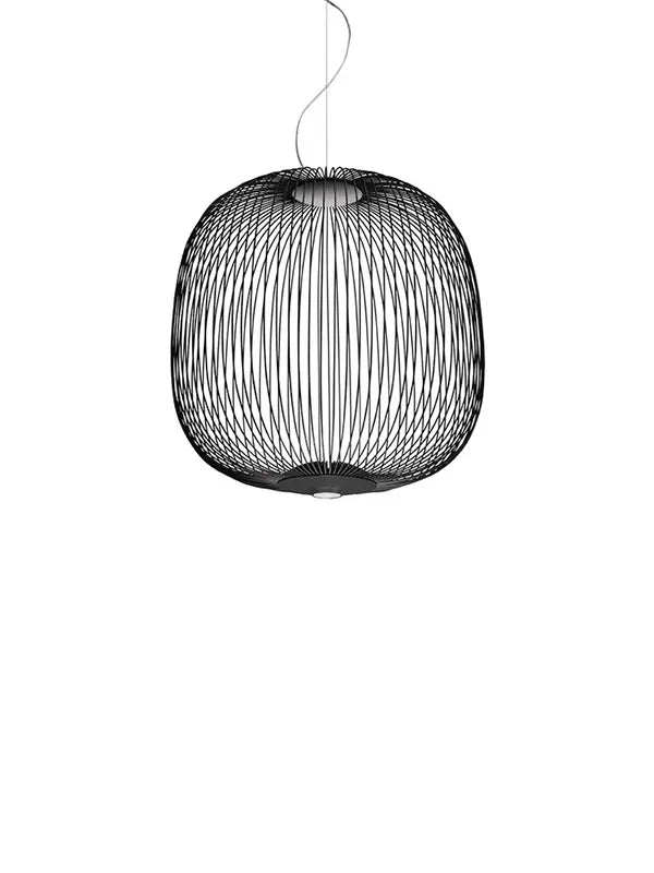 Spokes 2 Pendelleuchte von Foscarini - Zwischen / Schwarz / LED - ohne Dimmer - Jacobsen Plus