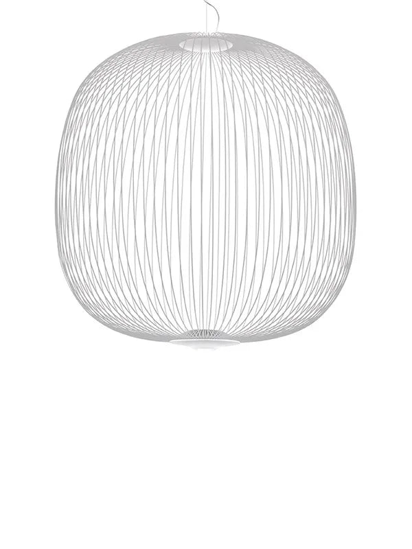 Spokes 2 Pendelleuchte von Foscarini - Groß / Weiß / LED – mit Dimmer - Jacobsen Plus