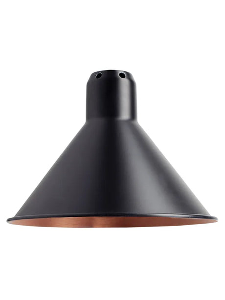 Lampenschirme von Lampe Gras - Innenseite in Sort-Kobber / Conic Shade-Schirm - Ø210mm - Jacobsen Plus