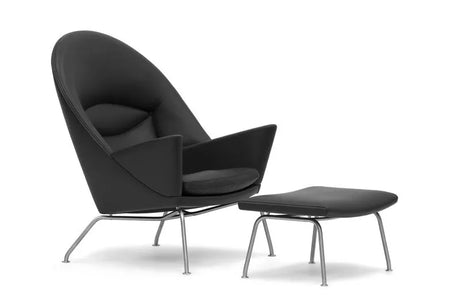 CH446 Hocker von Hans J. Wegner - Textil: Mood 2101 - Jacobsen Plus