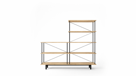 Seiton Regal 3-2 R in Eiche von Stellar Works - 1 - Jacobsen Plus