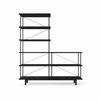 Seiton Regal 3-3 L in Schwarz Eiche von Stellar Works