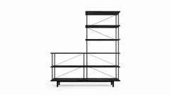 Seiton Regal 3-3 R in Schwarz Eiche von Stellar Works