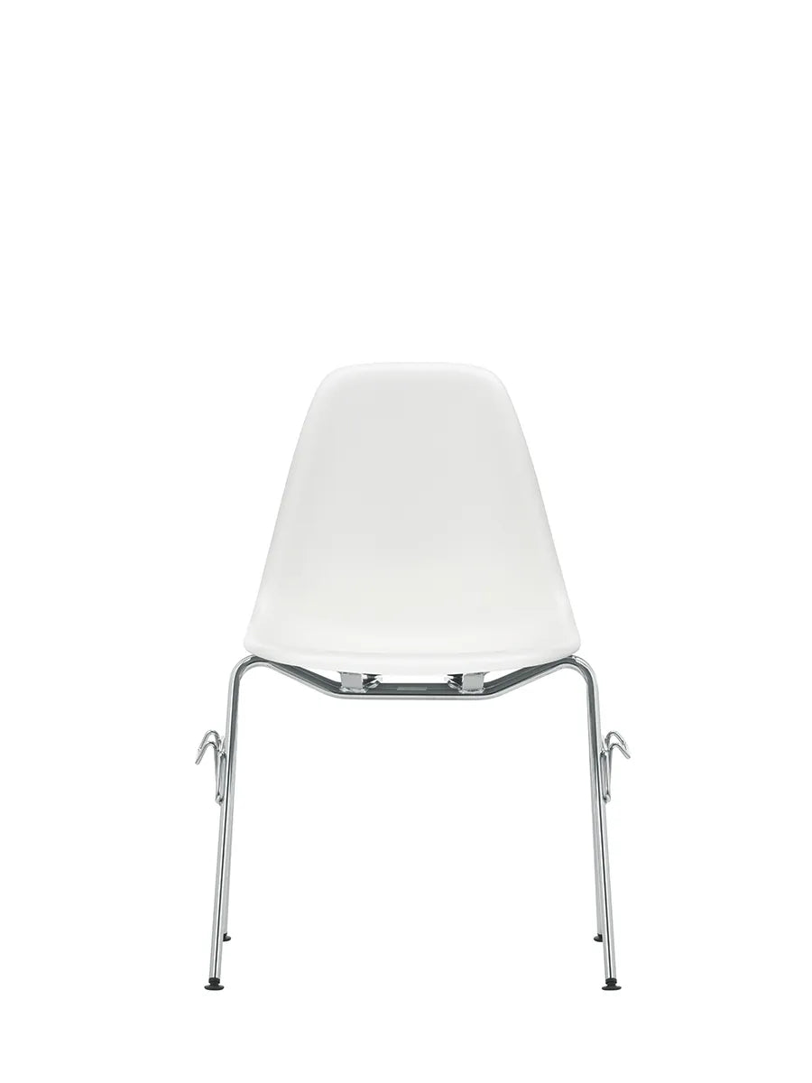 Eames Plastic Side Chair DSS, stabelbar fra Vitra - White - Jacobsen Plus