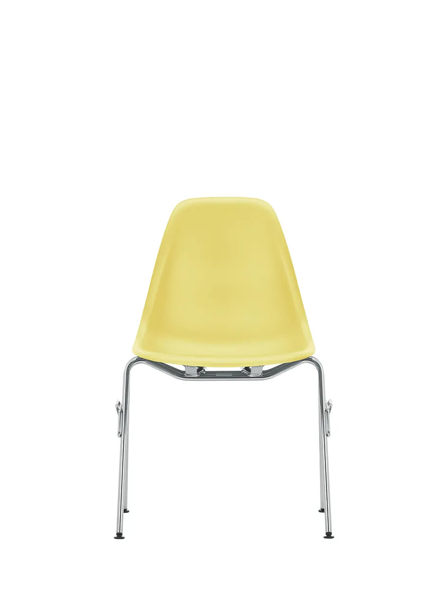 Eames Plastic Side Chair DSS-N, stabelbar fra Vitra - Citron - Jacobsen Plus