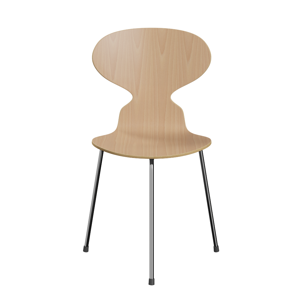 3100 Ant Chair mit 3 Beinen von Arne Jacobsen - Keine Farbe / Buche - Jacobsen Plus