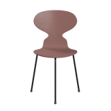 3100 Myren med 3 ben, sort stel af Arne Jacobsen - Farvet finér - Ask - Wild Rose (635) - Jacobsen Plus