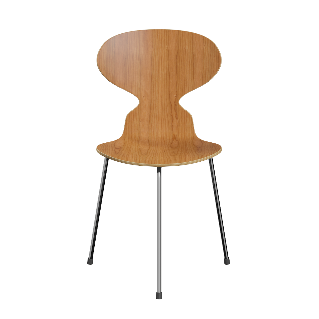 3100 Ant Chair mit 3 Beinen von Arne Jacobsen - Keine Farbe / Kirsche - Jacobsen Plus