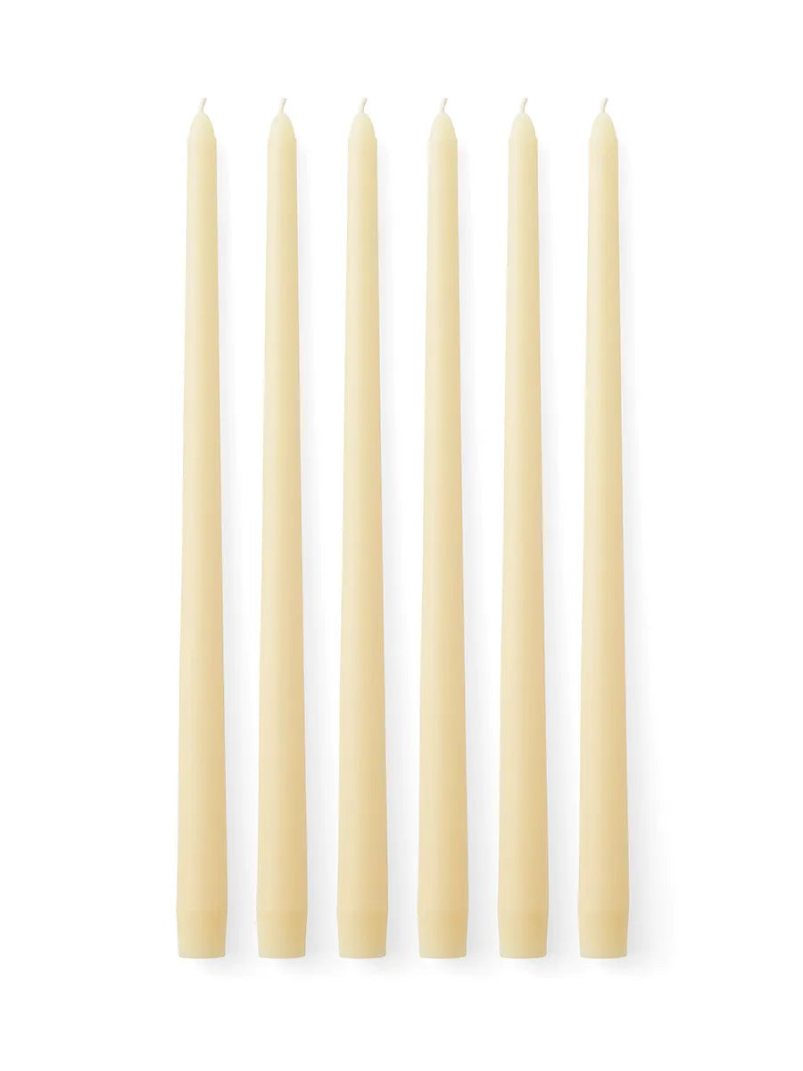 Spire Smooth Tapered Lys, sæt á 6 stk. fra Audo Copenhagen