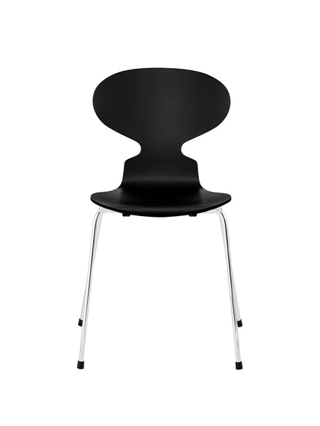 3101 Myren Stuhl lackiert von Arne Jacobsen - Schwarz / Krom - Jacobsen Plus