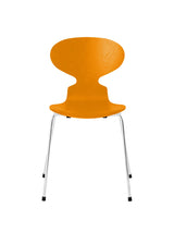 3101 Myren Stol i farvet ask af Arne Jacobsen - Burnt Yellow / Krom - Jacobsen Plus