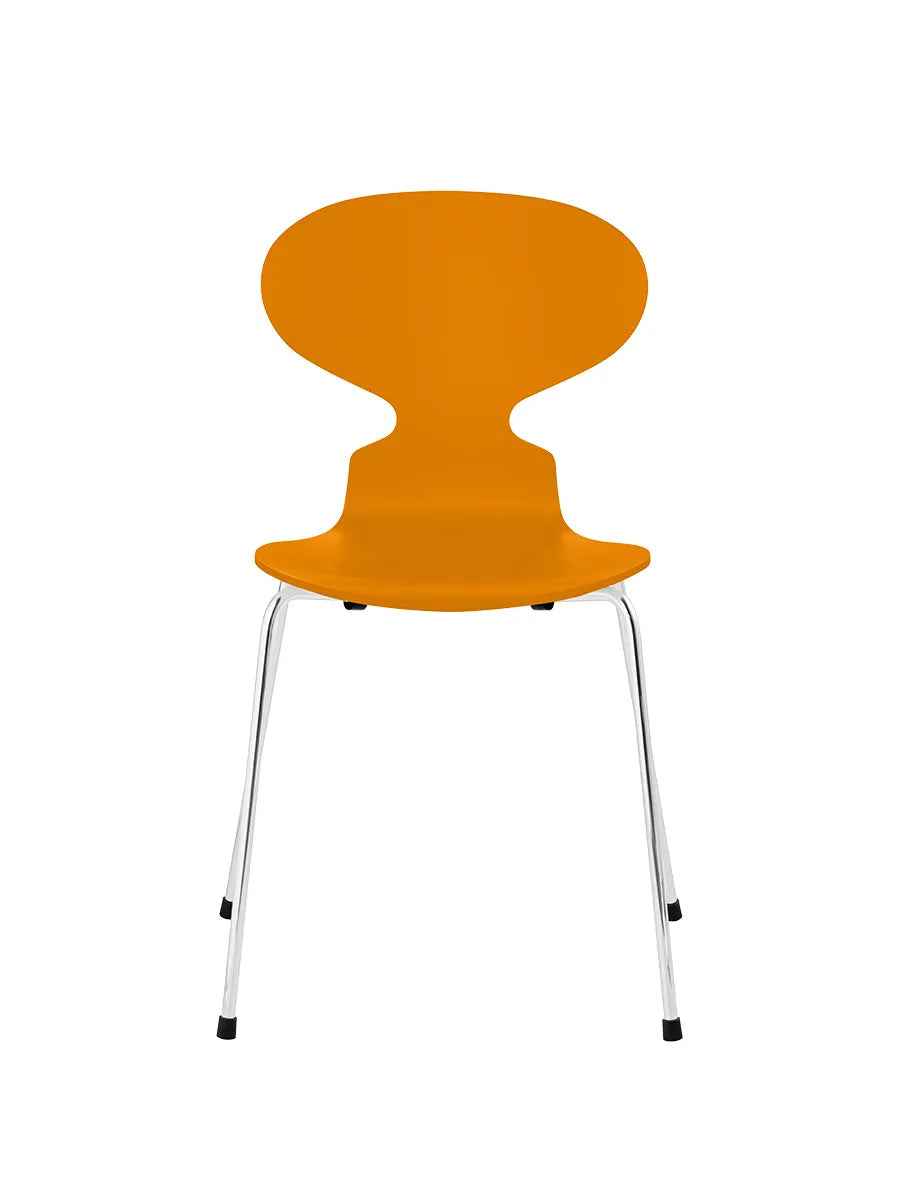 3101 Myren Stol lakeret af Arne Jacobsen - Burnt Yellow / Krom - Jacobsen Plus