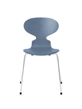 3101 Myren Stol i farvet ask af Arne Jacobsen - Dusk Blue / Krom - Jacobsen Plus