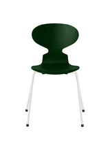 3101 Myren Stol i farvet ask af Arne Jacobsen - Evergreen / Hvid - Jacobsen Plus