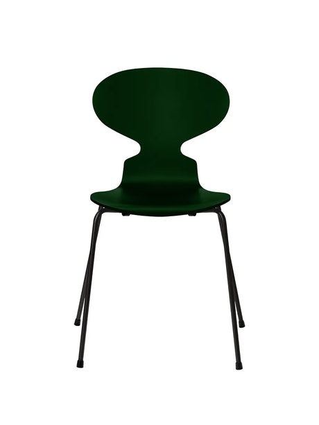 3101 Myren Stuhl lackiert von Arne Jacobsen - Evergreen / Schwarz - Jacobsen Plus