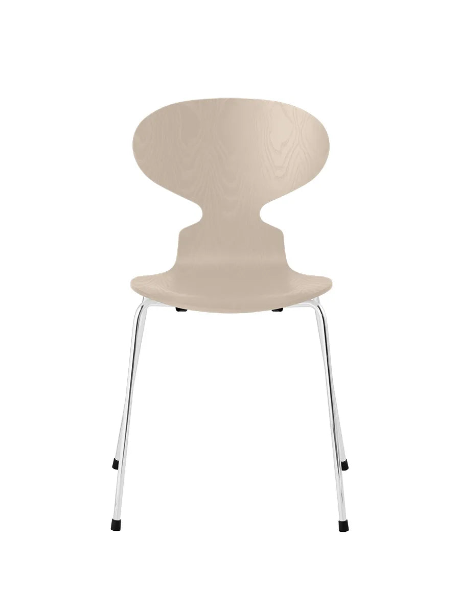 3101 Myren Stol i farvet ask af Arne Jacobsen - Light Beige / Krom - Jacobsen Plus