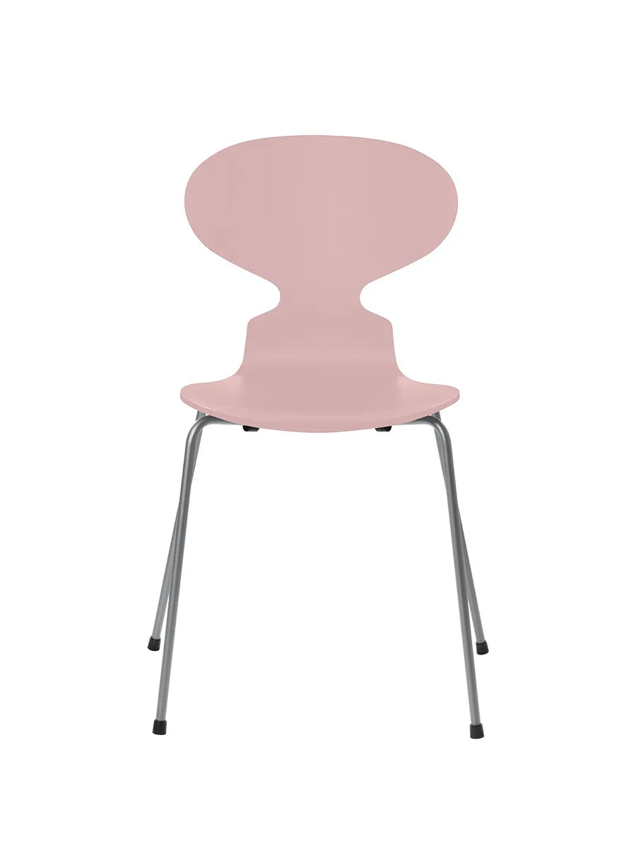 3101 Myren Stol lakeret af Arne Jacobsen - Pale Rose / Silver Grey - Jacobsen Plus