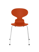 3101 Myren Stol lakeret af Arne Jacobsen - Paradise Orange / Krom - Jacobsen Plus