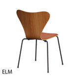 Fritz Hansen - 3107 stol, naturfiner og forsidepolstret i Grace læder - 5 - Jacobsen Plus