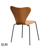 Fritz Hansen - 3107 stol, naturfiner og forsidepolstret i Natur læder - 5 - Jacobsen Plus