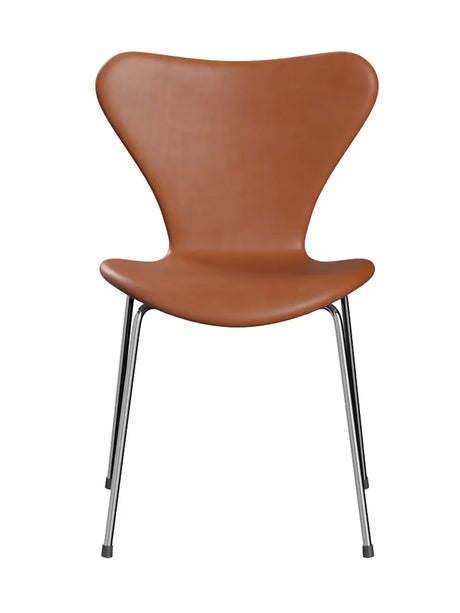 3107 Serie 7, vollgepolstert von Arne Jacobsen - Grace Leder / Walnuss - Jacobsen Plus