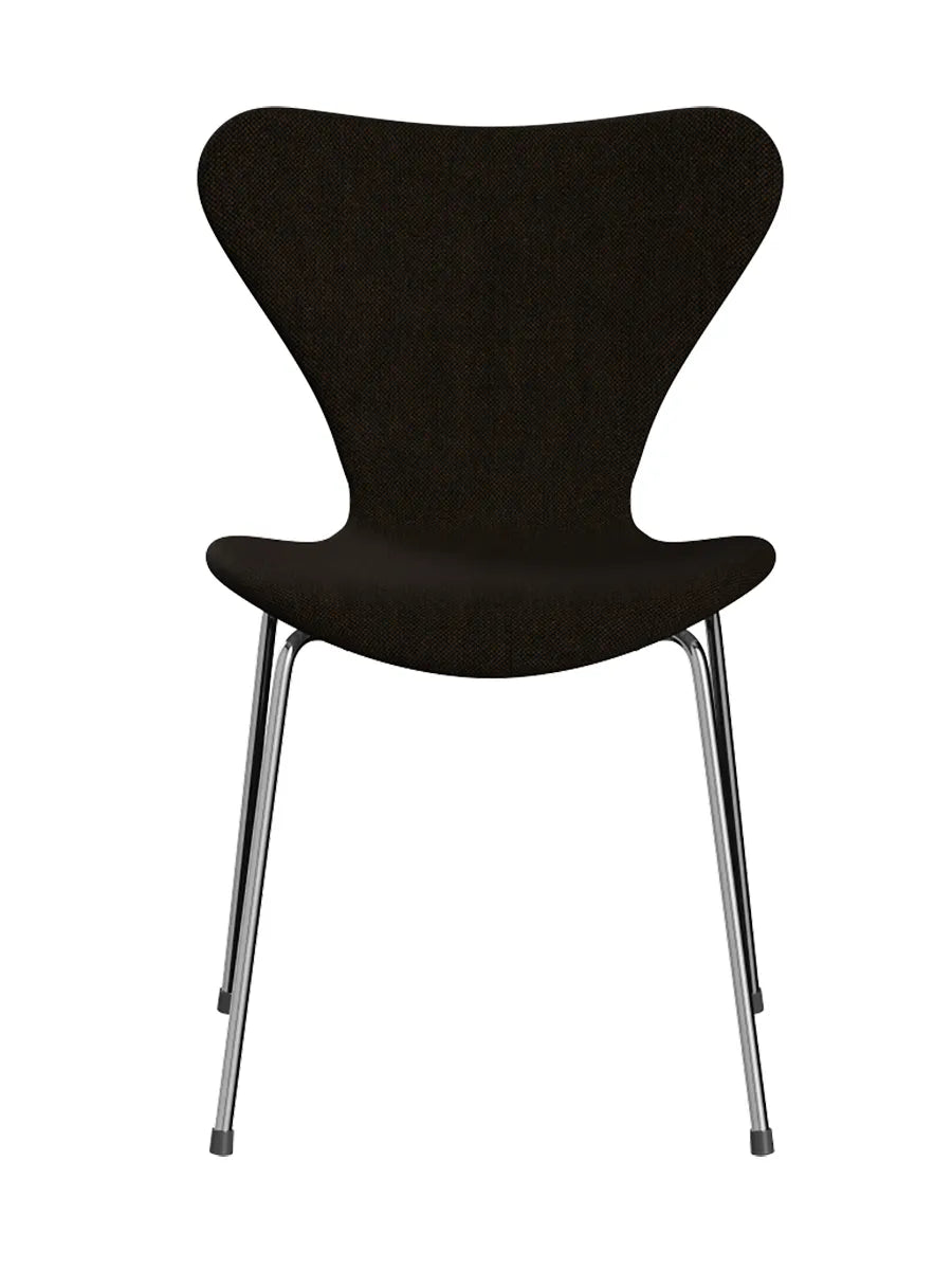 3107 Serie 7, vollgepolstert von Arne Jacobsen - Hallingdal / 370 Schwarz-Braun - Jacobsen Plus