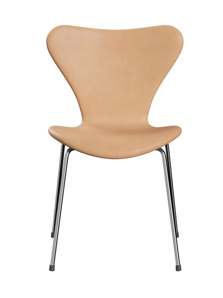 3107 Serie 7, vollgepolstert von Arne Jacobsen - Naturleder / Natur - Jacobsen Plus