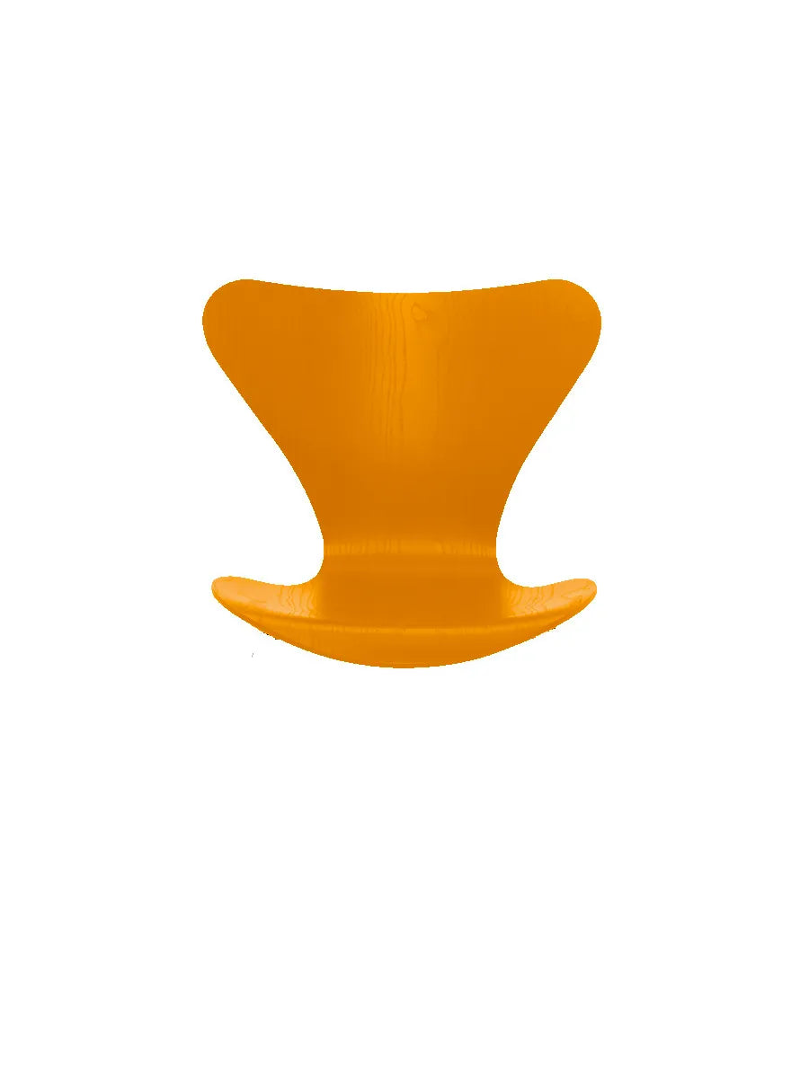 Skal til 3107 Stol fra Fritz Hansen - Farvet ask / Burnt yellow - Jacobsen Plus