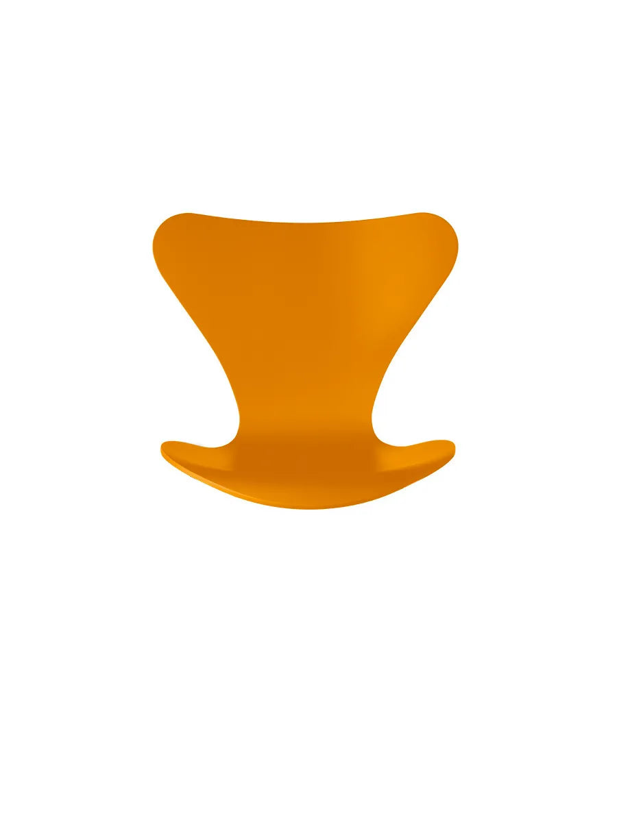 Skal til 3107 Stol fra Fritz Hansen - Lakeret / Burnt yellow - Jacobsen Plus