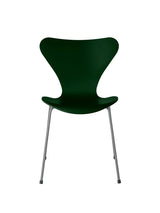 3107 Serie 7 Stuhl lackiert von Arne Jacobsen - Evergreen / Silver Grey - Jacobsen Plus