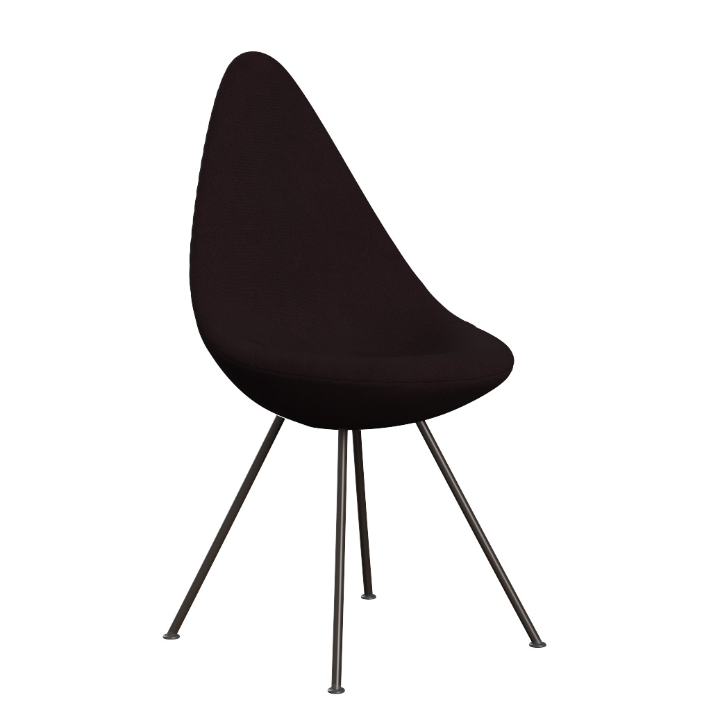 3110 Drop™ Stuhl, vollgepolstert - Braun Bronze von Arne Jacobsen - Christianshavn - 1142 Dark Red Uni - Jacobsen Plus