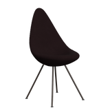 3110 Drop™ Stuhl, vollgepolstert - Braun Bronze von Arne Jacobsen - Christianshavn - 1142 Dark Red Uni - Jacobsen Plus