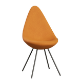 3110 Drop™ Stuhl, vollgepolstert - Braun Bronze von Arne Jacobsen - Christianshavn - 1213 Bright Orange - Jacobsen Plus