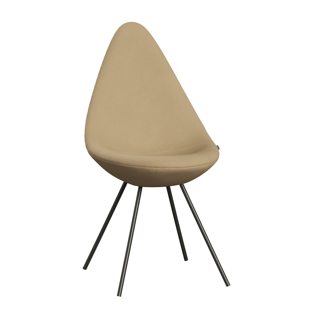 3110 Drop™ Stuhl, vollgepolstert - Braun Bronze von Arne Jacobsen - Christianshavn - 1225 Sand - Jacobsen Plus