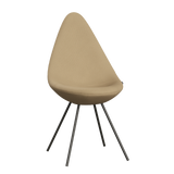 3110 Drop™ Stuhl, vollgepolstert - Braun Bronze von Arne Jacobsen - Christianshavn - 1225 Sand - Jacobsen Plus